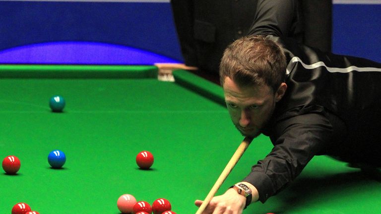 Judd Trump in full flow to make round two at the Crucible