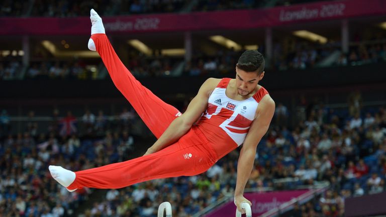 Louis Smith won gold in the men's pommel horse at the European Championships.