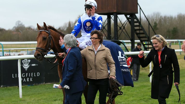 Kelleway, right, has overseen more than 600 winners in her career as a jockey and trainer