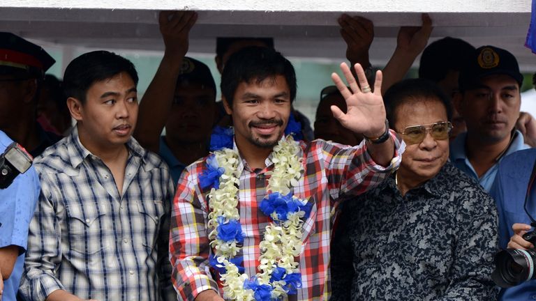 The Filipino star is hugely popular in his home country