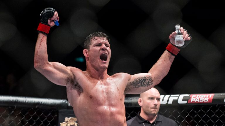 Michael Bisping defeated former world title challenger Thales Leites