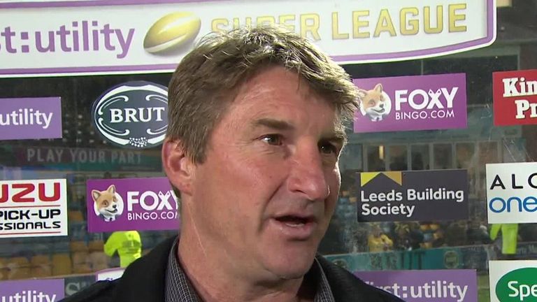 Tony Smith: Praised his captain Joel Monaghan after the Wolves' win over Widnes