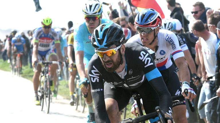 Sir Bradley Wiggins was unsuccessful in his attempt to win Paris-Roubaix in his final race for Team Sky (Picture: Graham Watson)
