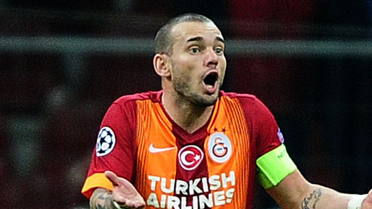 Galatasaray's Wesley Sneijder will not play in Europe next season