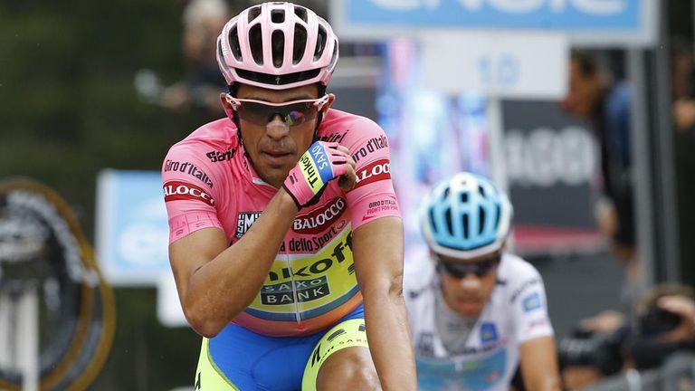 Alberto Contador added another seven seconds to his lead over Fabio Aru