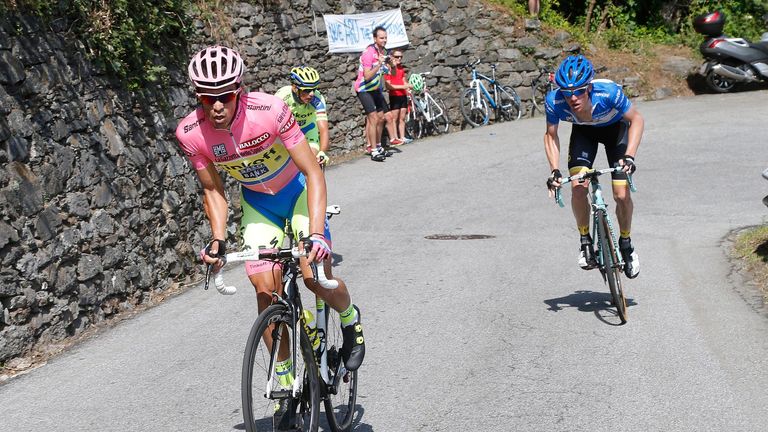 Alberto Contador's eventual margin of victory was relatively narrow