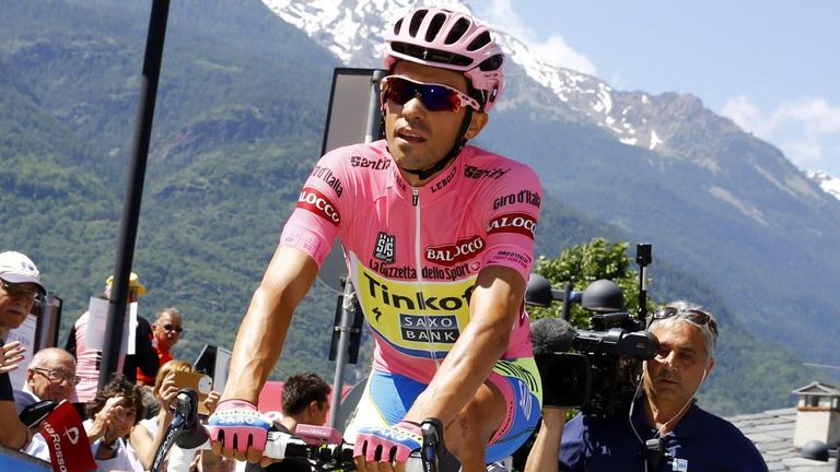 Alberto Contador won the Giro d'Italia