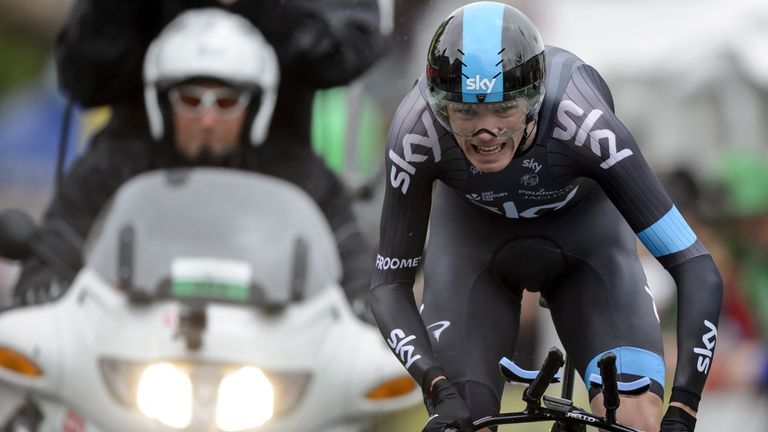 Chris Froome was still short of top form at the Tour de Romandie