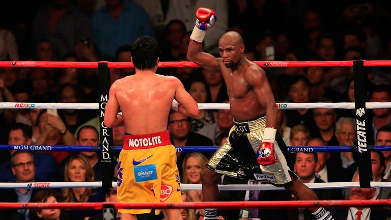 Floyd Mayweather outpointed Manny Pacquiao in May