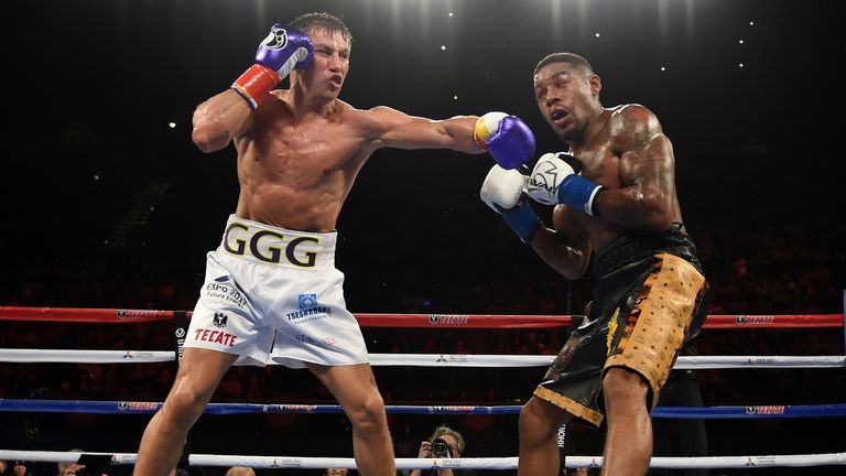 Golovkin (left) is unlikely to spar with Groves