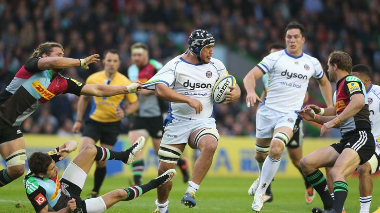 Leroy Houston: Set up Francois Louw for Bath's first try