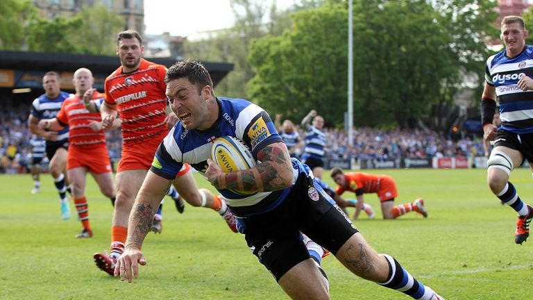 Matt Banahan: Dives over to score the opening try of the game for Bath