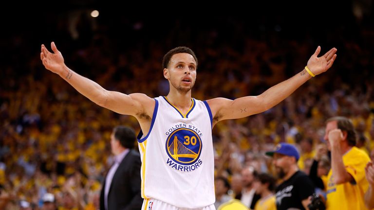Stephen Curry led in the three-point scoring last season