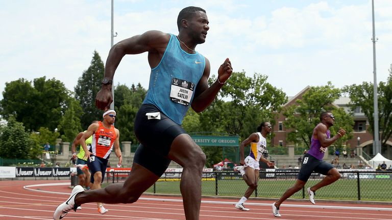Justin Gatlin: Ran his best-ever 200m time at the US championships