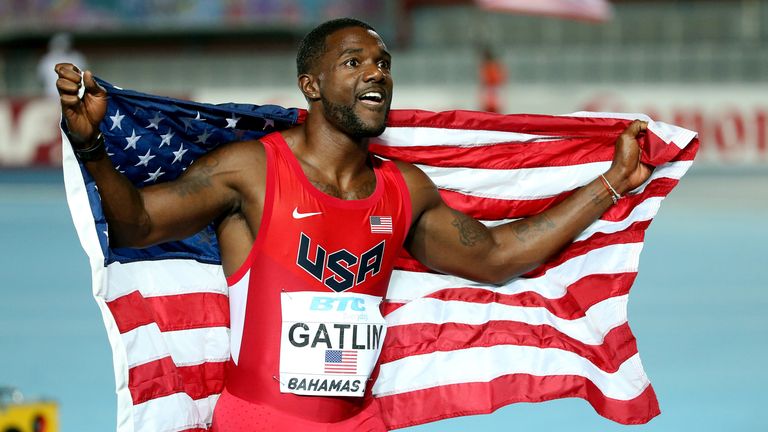 Justin Gatlin: Continued his fine form in Rome with victory in 9.75 seconds