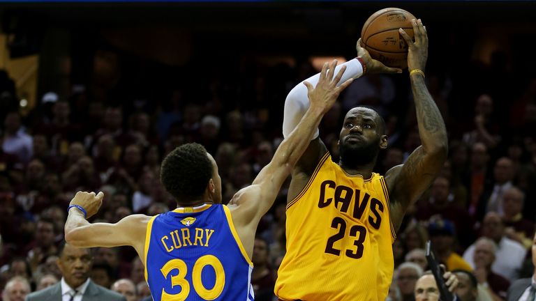 LeBron James guides Cleveland to narrow in over Golden State in NBA ...