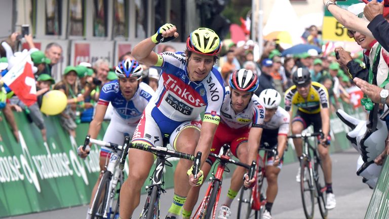 Peter Sagan wins stage three of the 2015 Tour de Suisse