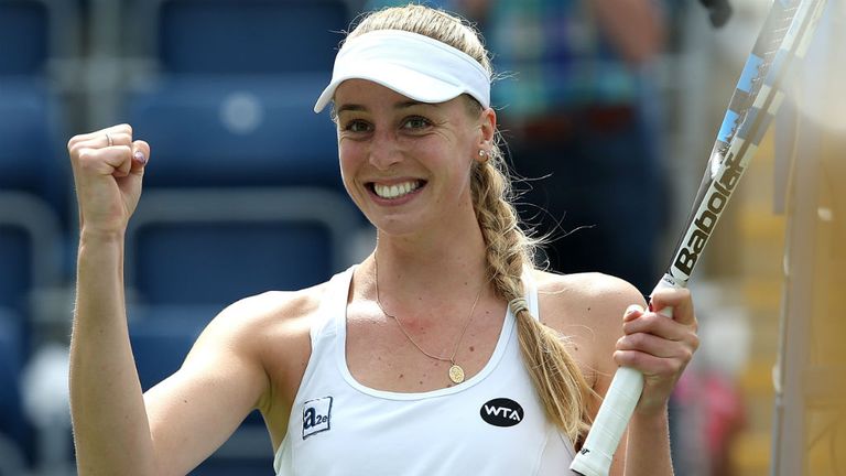 Naomi Broady: Won her first match in Wimbledon main draw last year