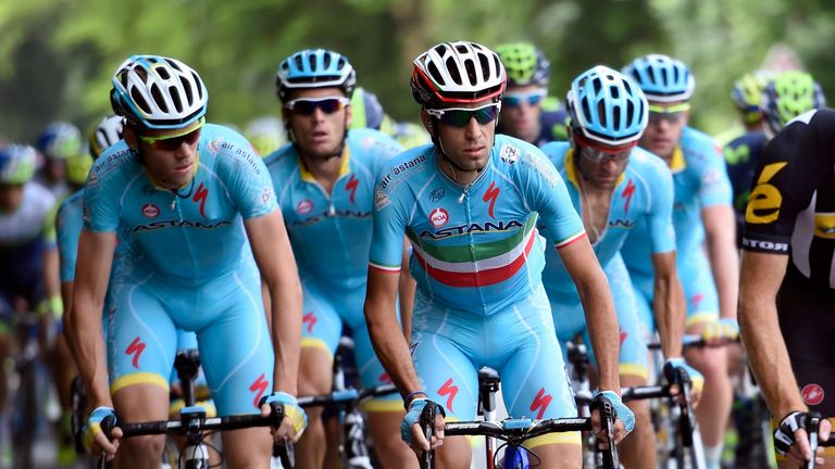 Vincenzo Nibali will be supported by a strong Astana team at the Tour de France