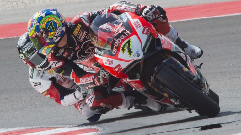 Chaz Davies (7): Won both WSB races at Laguna Seca
