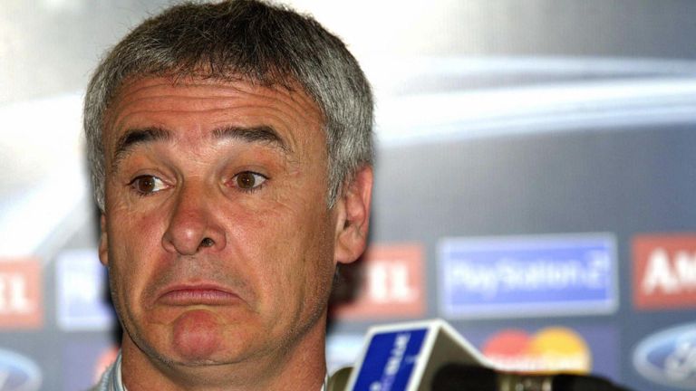 Chelsea's manager Claudio Ranieri in typically fine form at a press conference