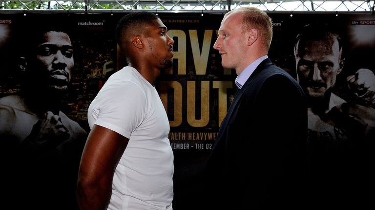 Gary Cornish (right): Does not fear power of Anthony Joshua