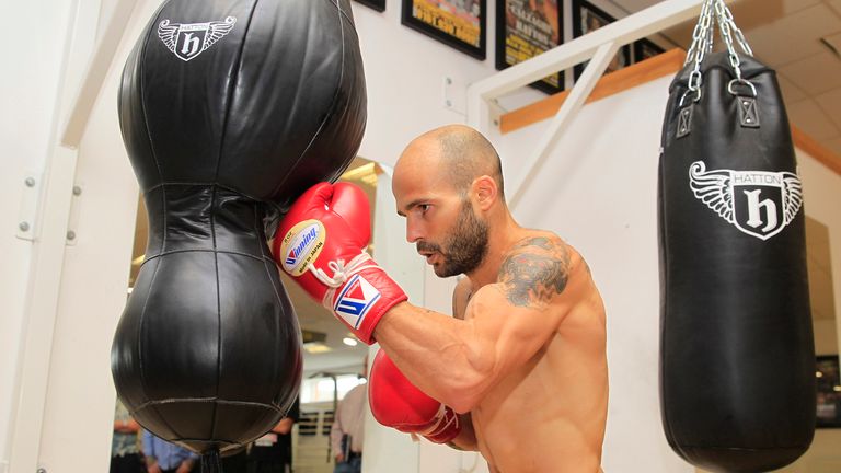 Kiko Martinez trains ahead of Scott Quigg fight