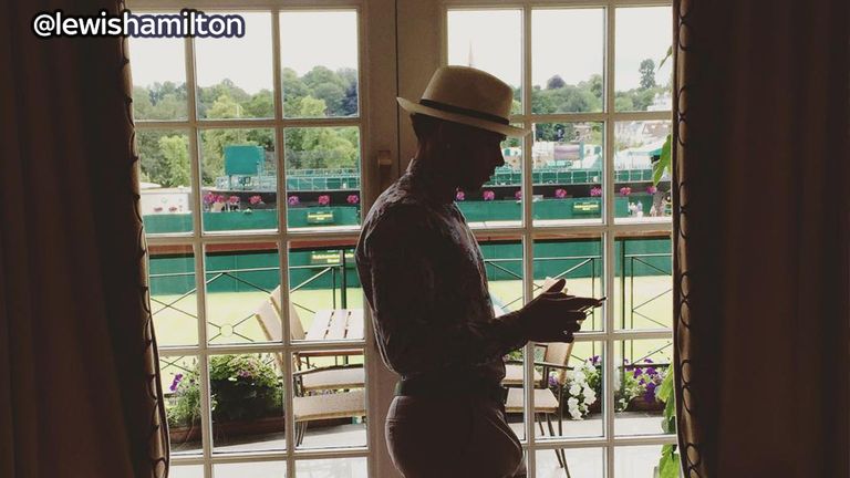 Lewis Hamilton denied Wimbledon Royal 