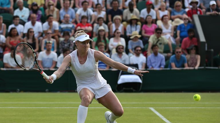 Bethanie Mattek-Sands: Are the long white socks working for you?