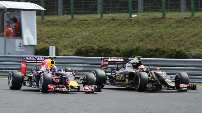 Pastor Maldonado was penalised three times in Sunday's race and Daniil Kvyat once