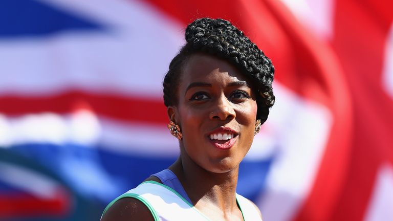 Tiffany Porter was an emphatic winner in her 100m hurdles heat