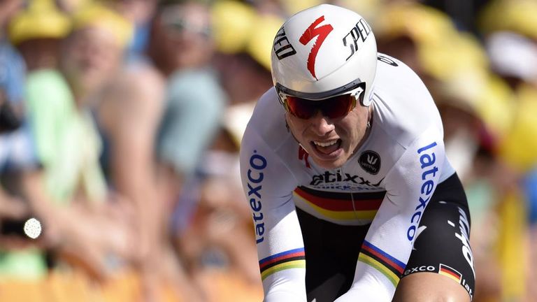 Pre-stage favourite Tony Martin had to settle for second place