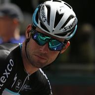 Mark Cavendish crashed early on stage six of the Tour of Britain