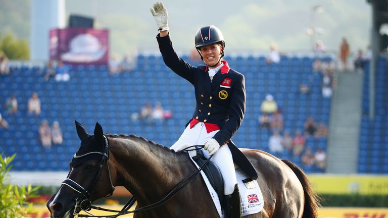 Charlotte Dujardin was named 2014's Sportswoman of the Year