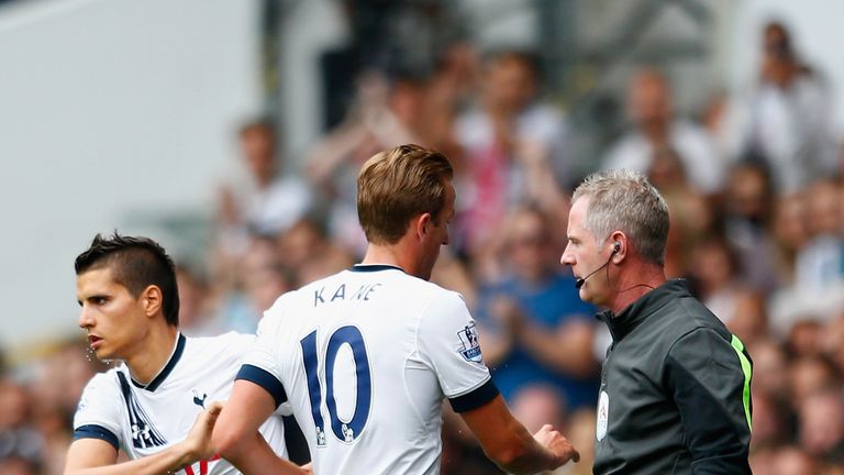 Harry Kane was withdrawn from the game on the hour-mark