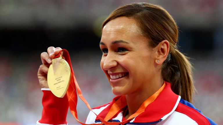 Jessica Ennis-Hill won heptathlon gold in Beijing
