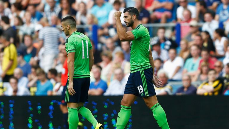 Graziano Pelle celebrates opener in Arnhem
