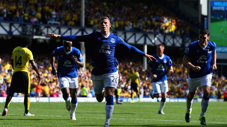 Ross Barkley scored Everton's equaliser with a stunning drive