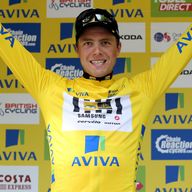 Edvald Boasson Hagen stretched his Tour of Britain lead by finishing second on stage six