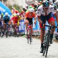 Ian Stannard formed part of a late breakaway in the men's world road race but they couldn't hang on