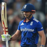 England's James Taylor celebrates his maiden ODI hundred