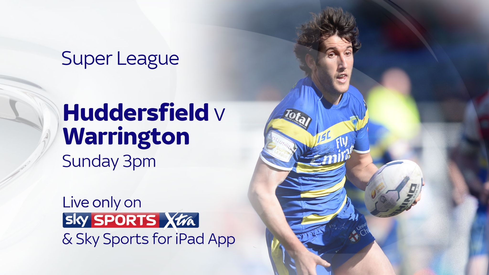 Watch Huddersfield v Warrington and Salford v Sheffield live on the Sky Sports website Rugby League News Sky Sports