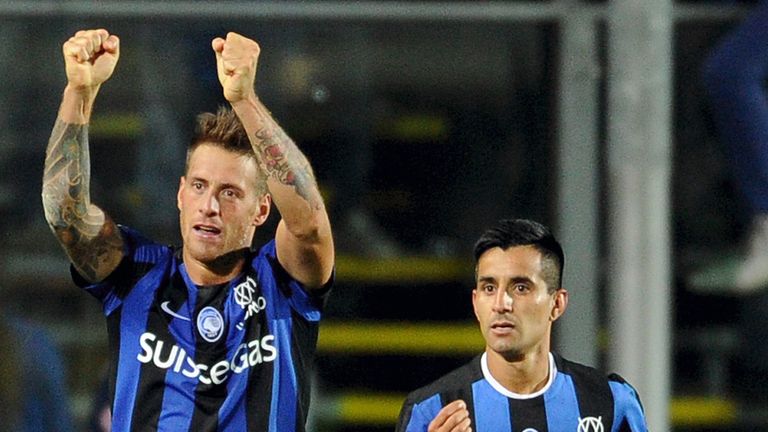 German Denis: Rounded off the scoring for Atalanta