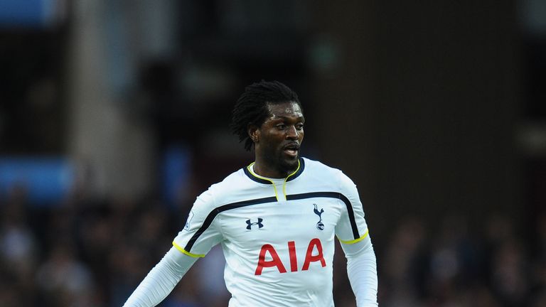 Adebayor se unió a Tottenham en un acuerdo permanente en 2012