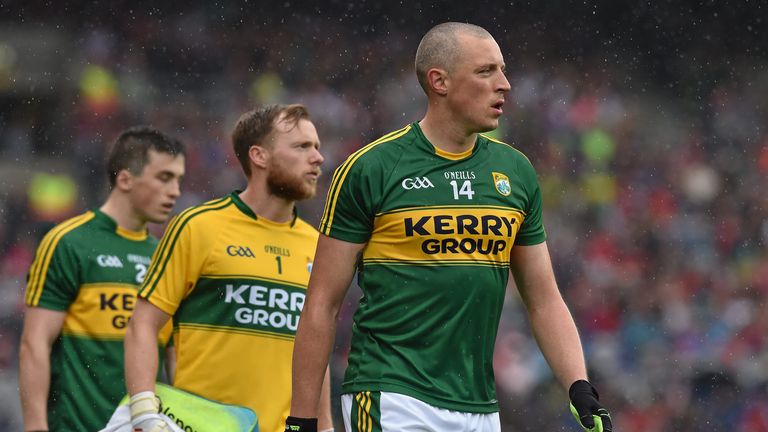 Kerry captain Kieran Donaghy has been omitted from their starting line-up