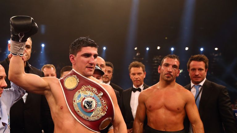 Marco Huck will battle Mairis Briedis for the WBC cruiserweight belt on April 1