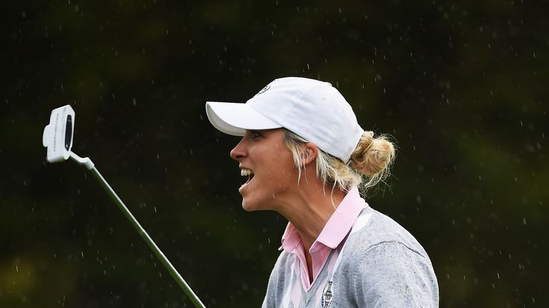 reid melissa solheim europe golf carlota ciganda hull pettersen storm lead cup star into victory partnered birthday girl