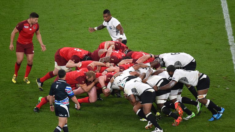 Fiji's scrum caused England problems in Friday's World Cup opener