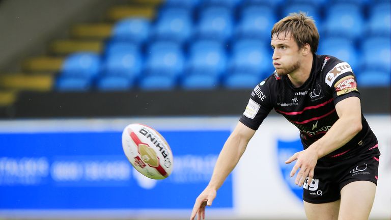 Joe Mellor scored a hat-trick in Widnes' win at Bradford last Sunday