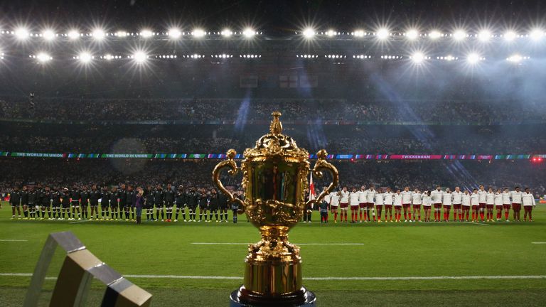 England and Fiji open Rugby World Cup to the tune of God Save The Queen